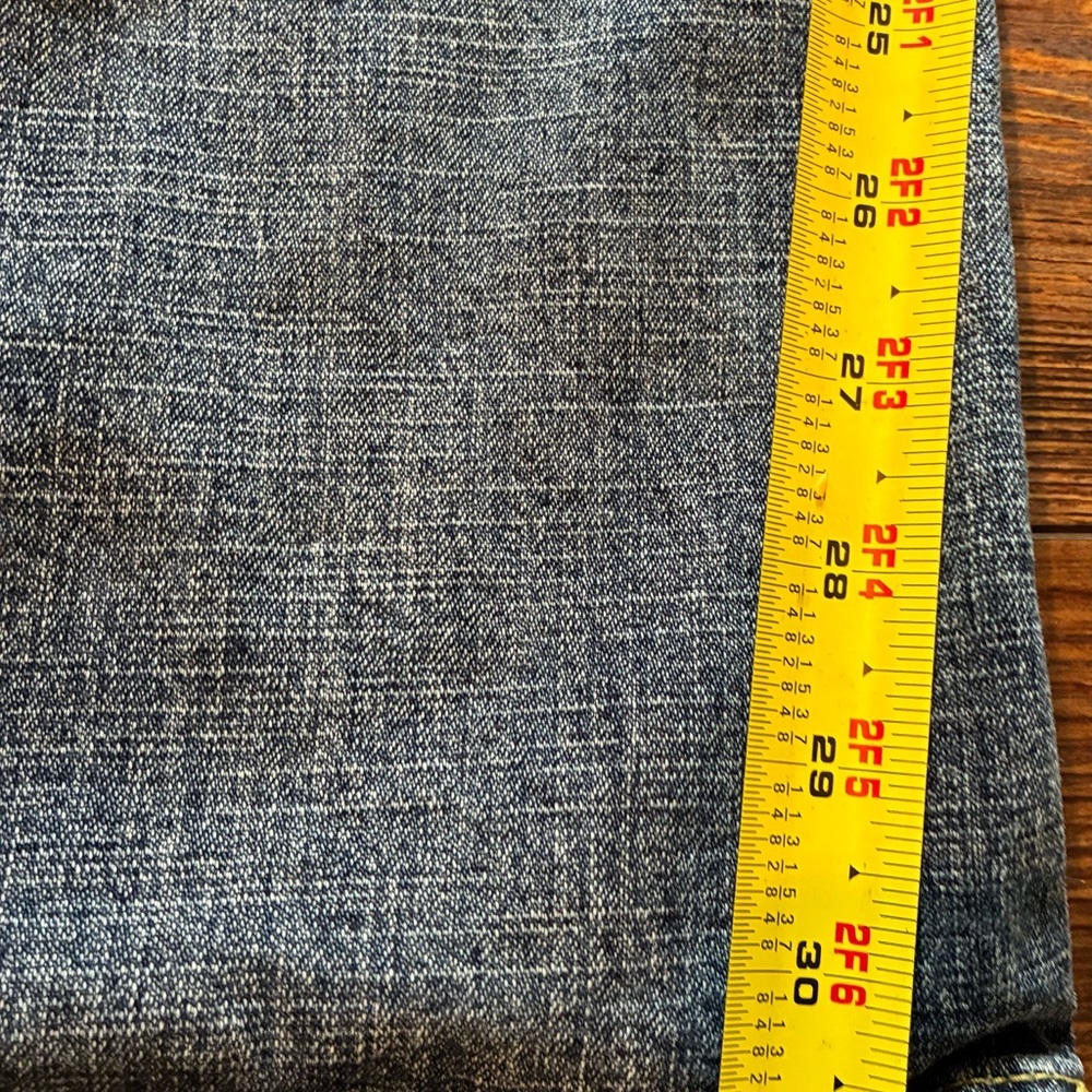 Y2K Old Navy Boot Cut Low Rise Jeans Size 10 Regular Stretch Medium Wash 2005 - Picture 5 of 13